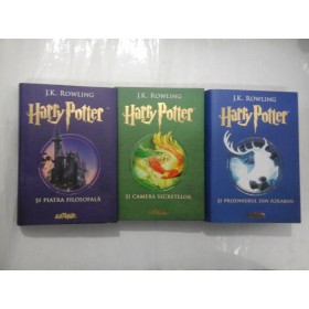 Seria  HARRY  POTTER / SI  PIATRA  FILOSOFALA/ SI  PRIZONIERUL  DIN  AZKABAN  /  SI CAMERA  SECRETELOR  -  J. K.  ROWLING